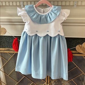 Adorable Blue and White Dress